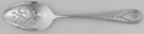 Hester Bateman (Sterling) Pierced Tablespoon (Serving Spoon)