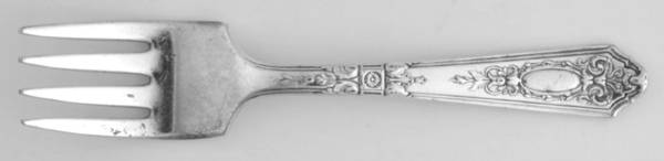 Astor (Silverplate, 1925, No Monograms) Baby Fork