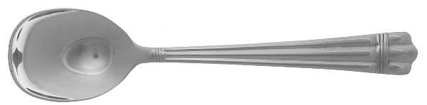 Apollo (Stainless, Ribbed Front Only) Sugar Spoon