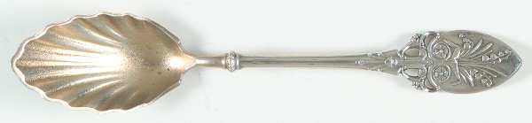 Lily (Sterling, 1870, Pierced Handle) Sorbet Spoon
