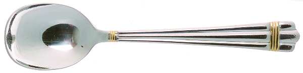 Golden Apollo (Stn, Go Acc, Rib Front Only) Sugar Spoon