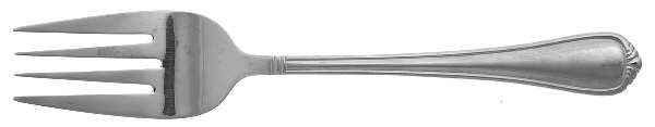 Alton (Stainless) Medium Solid Cold Meat Serving Fork by Wallace Silver