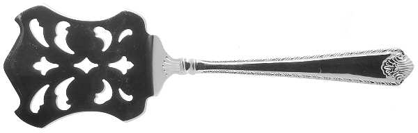 French Shell (Silverplate) Solid Asparagus Server