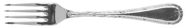 Reed and Ribbon (Silverplate) Individual Salad Fork