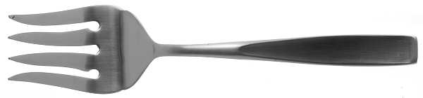 Bedford (Stainless) Medium Solid Cold Meat Serving Fork by Wallace Silver