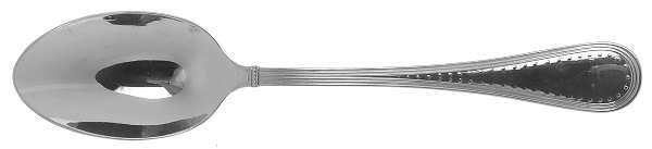 Grosgrain (Stainless) Place/Oval Soup Spoon by Wedgwood Silver