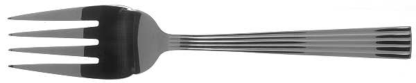 Ionic (Stainless) Medium Solid Cold Meat Serving Fork