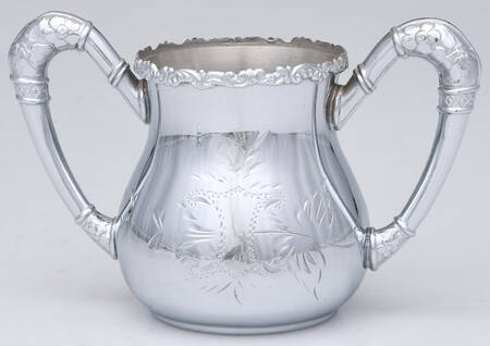 183 (Silverplate, Hollowware) Silverplate Open Sugar Bowl