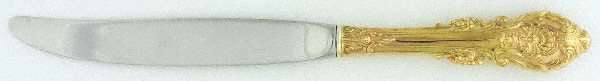 Golden Sir Christopher (Strlng, Gold) Modern Hollow Knife by Wallace Silver