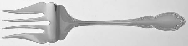 Lafayette (Silverplate) Medium Solid Cold Meat Serving Fork