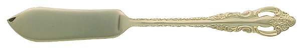 Golden Countess (Electroplate) Flat Handle Master Butter Knife by Wallace Silver