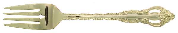 Golden Countess (Electroplate) Individual Salad Fork by Wallace Silver