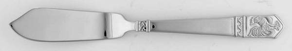 Rooster (Stainless) Flat Handle Master Butter Knife