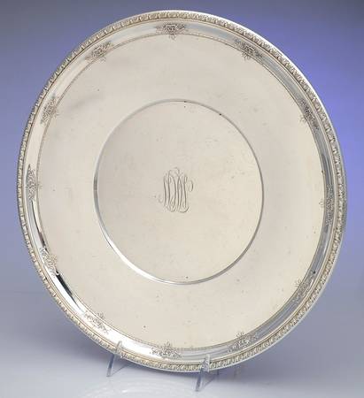 4275-9 (Sterling, Hollowware) 13" Round Tray