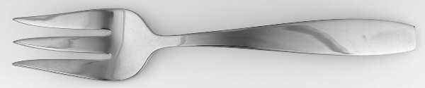 Graceful (Stainless) Medium Solid Cold Meat Serving Fork by Wedgwood Silver