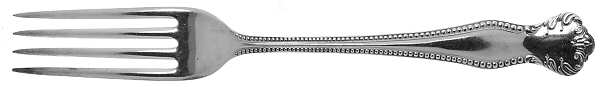 W Silver Plate One (Silverplate) Fork