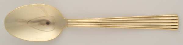 Gold Ionic (Gold Electroplate) Place/Oval Soup Spoon
