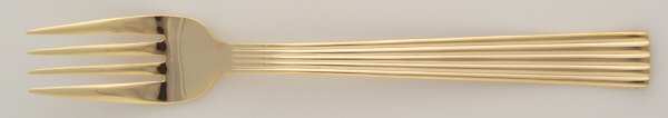 Gold Ionic (Gold Electroplate) Individual Salad Fork