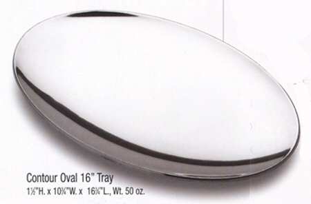 Contour (Armetale, Hollowware) 16" Oval Tray
