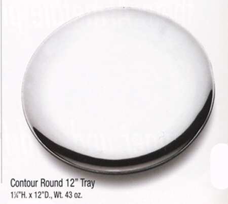Contour (Armetale, Hollowware) 12" Round Tray