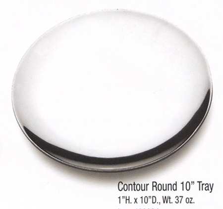 Contour (Armetale, Hollowware) 10" Round Tray
