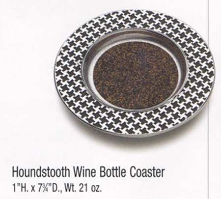 Houndstooth (Armetale, Hollowware) Wine Bottle Coaster