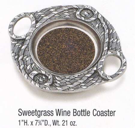 Sweetgrass (Armetale, Hollowware) Wine Bottle Coaster