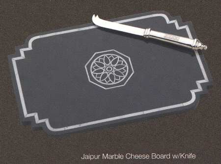 Jaipur (Hollowware) Cheese Board & Knife Set