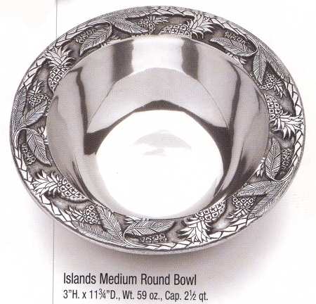 Islands (Armetale, Hollowware) 11" Round Serving Bowl