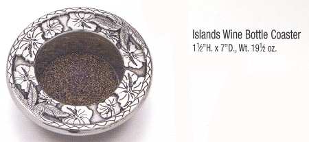 Islands (Armetale, Hollowware) Wine Bottle Coaster