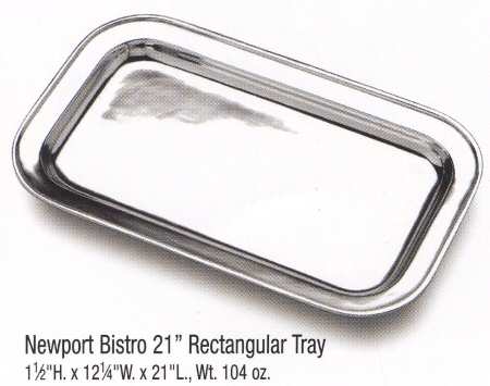 Newport Bistro (Armetale, Hollowware) 21" Rectangular Tray