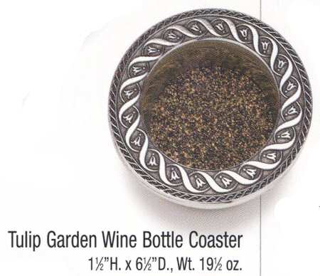 Tulip Garden (Armetale, Hollowware) Wine Bottle Coaster