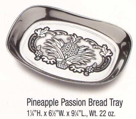 Pineapple Passion (Armetale, Hollowwware) Bread Tray