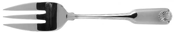 WMR1 (Silverplate) Large Solid Cold Meat Serving Fork