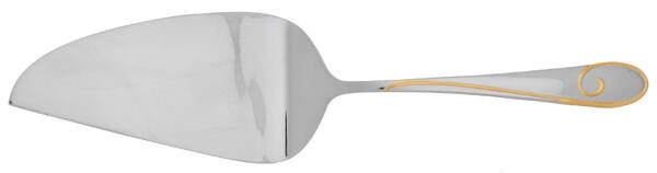 Ballet Ribbon Gold (Stainless) Pie and Cake Server, Solid Piece