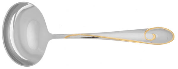Ballet Ribbon Gold (Stainless) Solid Gravy Ladle