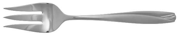 Lisette Matte (Stainless) Medium Solid Cold Meat Serving Fork