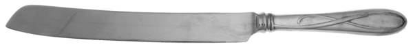 Ballet Ribbon (Silverplate, Hlw) Bread Knife with Stainless Blade by Waterford