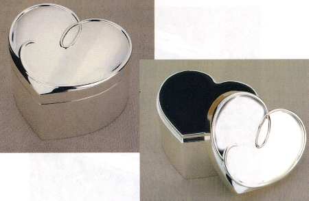 Ballet Ribbon (Silverplate, Hlw) Musical Heart Box