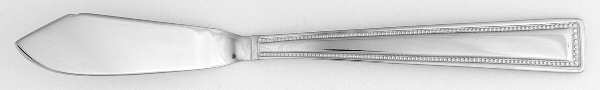 Imperial Bead (Stainless) Flat Handle Master Butter Knife
