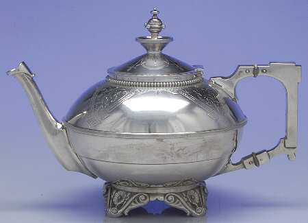 17 (Sterling, Hollowware) Teapot