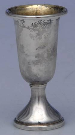 20 (Sterling, Hollowware) Weighted Cordial by Web Silver