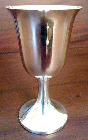 20 (Sterling, Hollowware) Sterling Wine Goblet