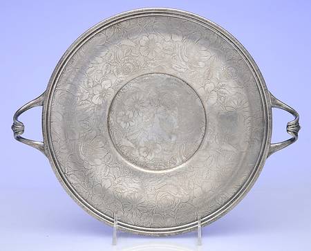 Tapestry (Silverplate, Hollowware) 10" Handled Sandwich Plate