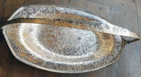 Tapestry (Silverplate, Hollowware) Handled Bread Basket