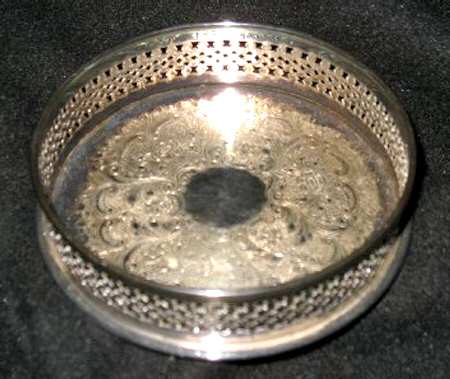 9011 (Silverplate, Hollowware) Silverplate Wine Coaster