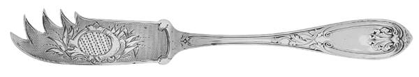 WHS37 (Coin) Cheese Serving Knife Bright Cut