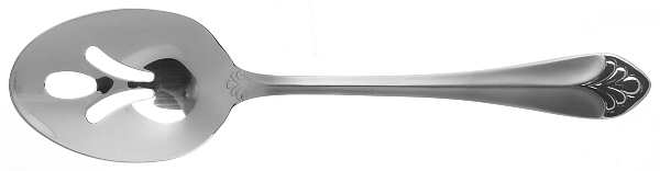St Regis (Stainless-Frosted) Pierced Tablespoon (Serving Spoon)