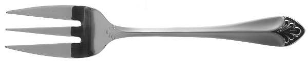 St Regis (Stainless-Frosted) Medium Solid Cold Meat Serving Fork