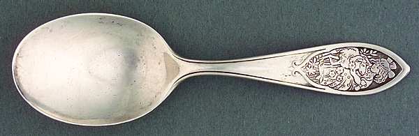 WBK1 (Sterling) Straight Handle Baby Spoon